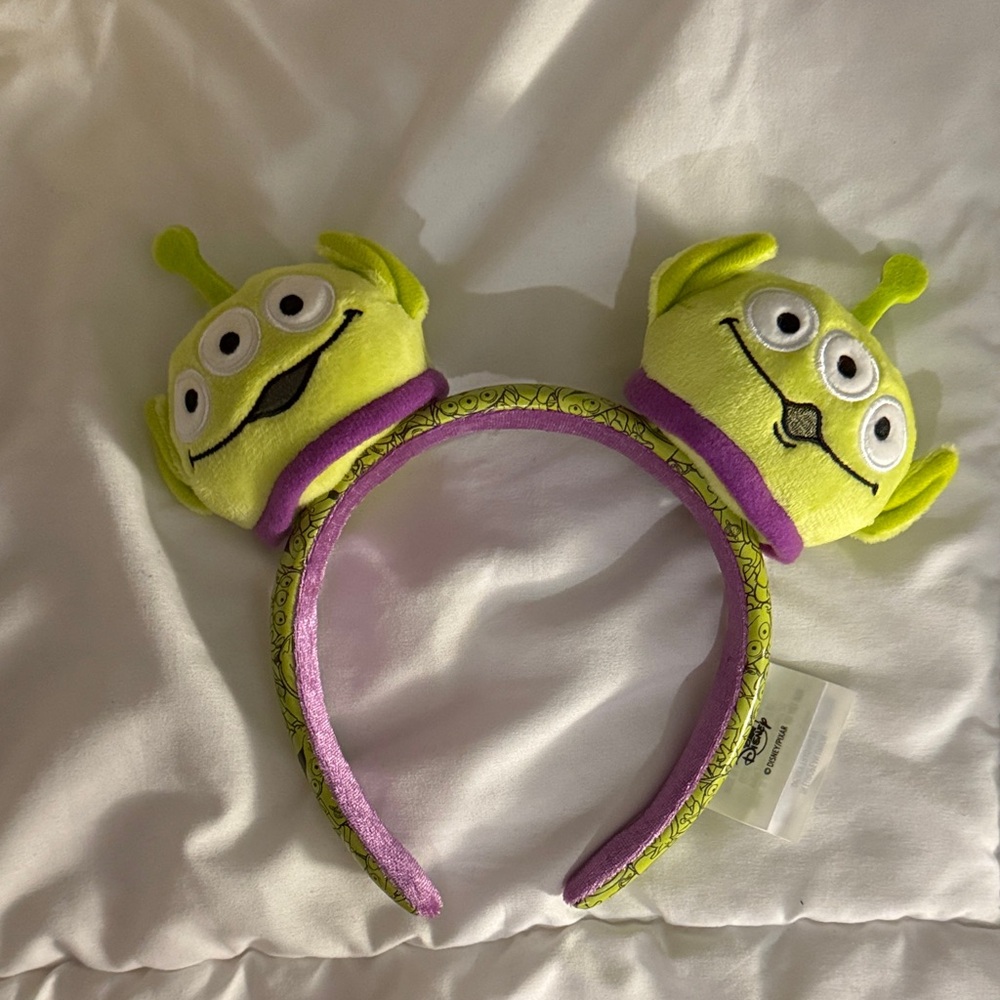 Alien Headband with Green and Purple